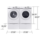 WF45T6000AW-Washer/Dryer - Samsung - White - Open box