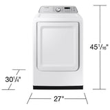 DVE47CG3500WAC/WA46CG3505A - Washer/Dryer - Samsung - White - Open box