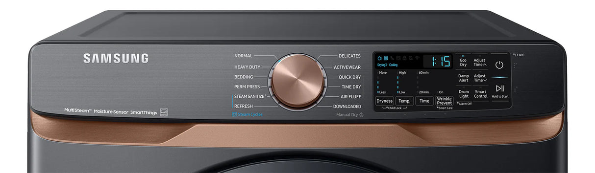 WF50BG8300AVUS,  DVE50BG8300VAC - Washer/Dryer Sets - Front Load - Samsung - Stainless Steel  - Open box