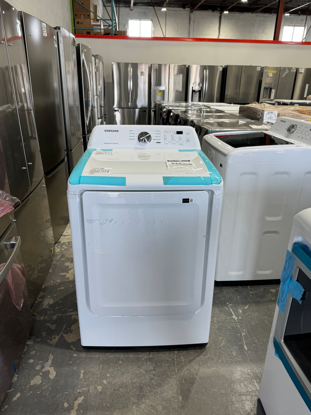 WA45T3200AW/DVE45T3200W- Washer/Dryer Sets - Samsung - White - Open box