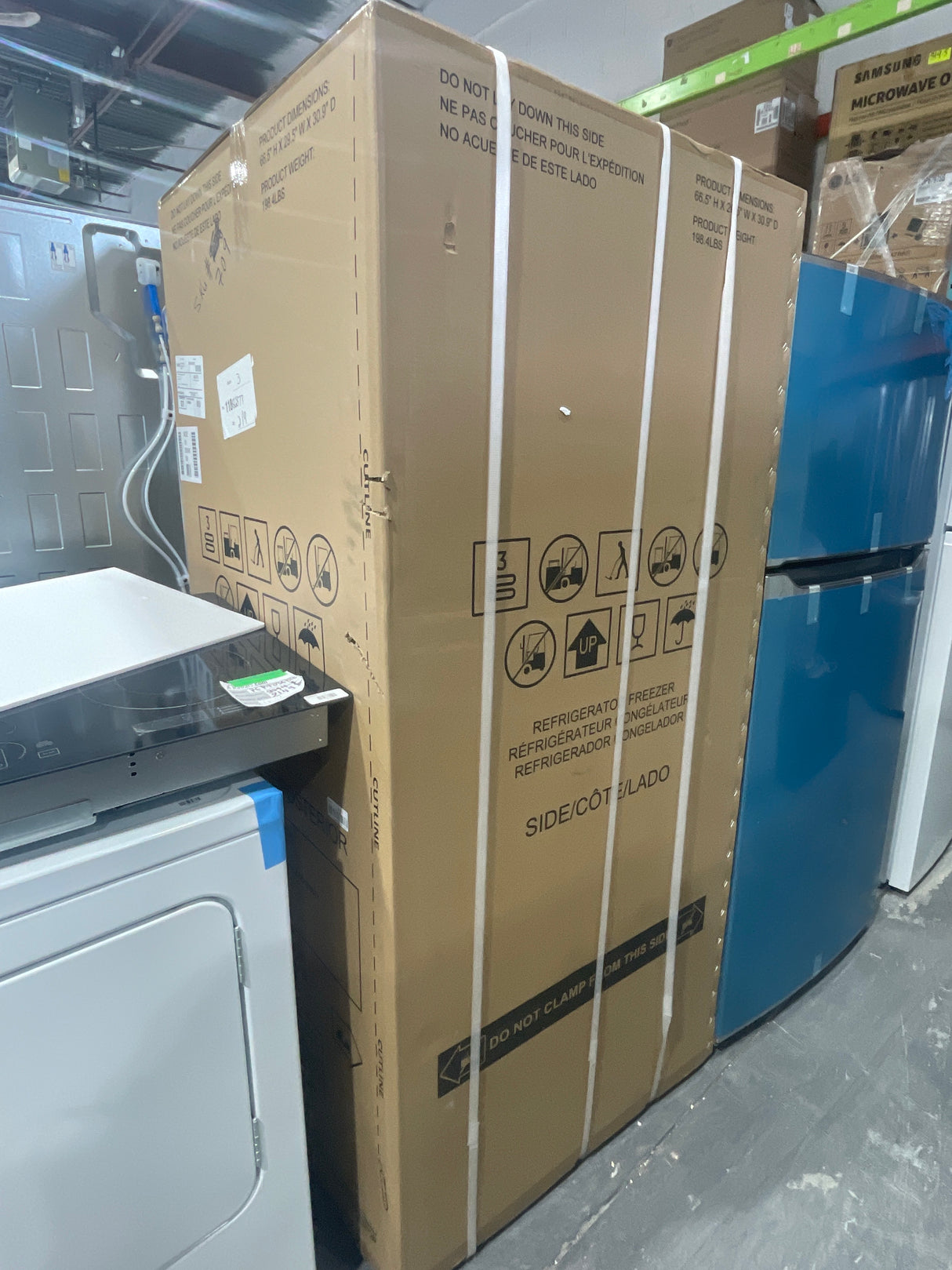 MDE19DSNKSS - REFRIGERATORS   - GE  - Bottom Freezer - Stainless Steel - NEW