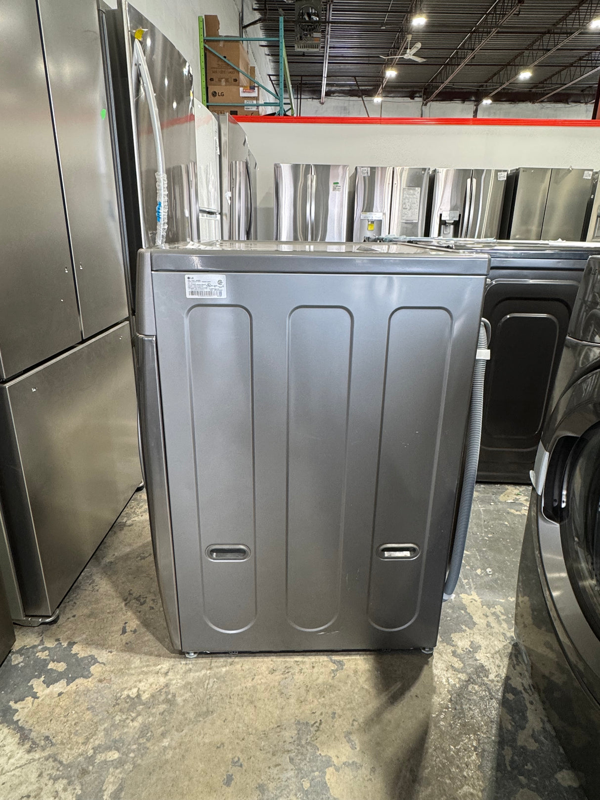 WM3400CV / DLE3400V - Ensembles laveuse-sécheuse - Chargement frontal - LG - Acier graphite - Boîte ouverte