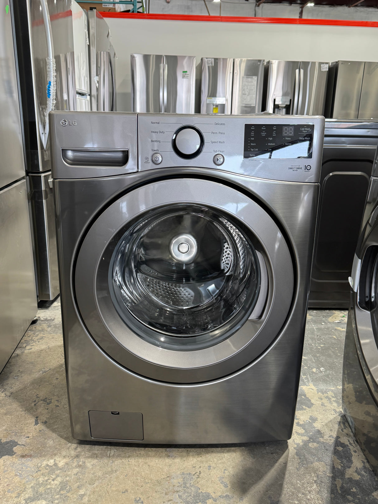 WM3400CV / DLE3400V - Ensembles laveuse-sécheuse - Chargement frontal - LG - Acier graphite - Boîte ouverte