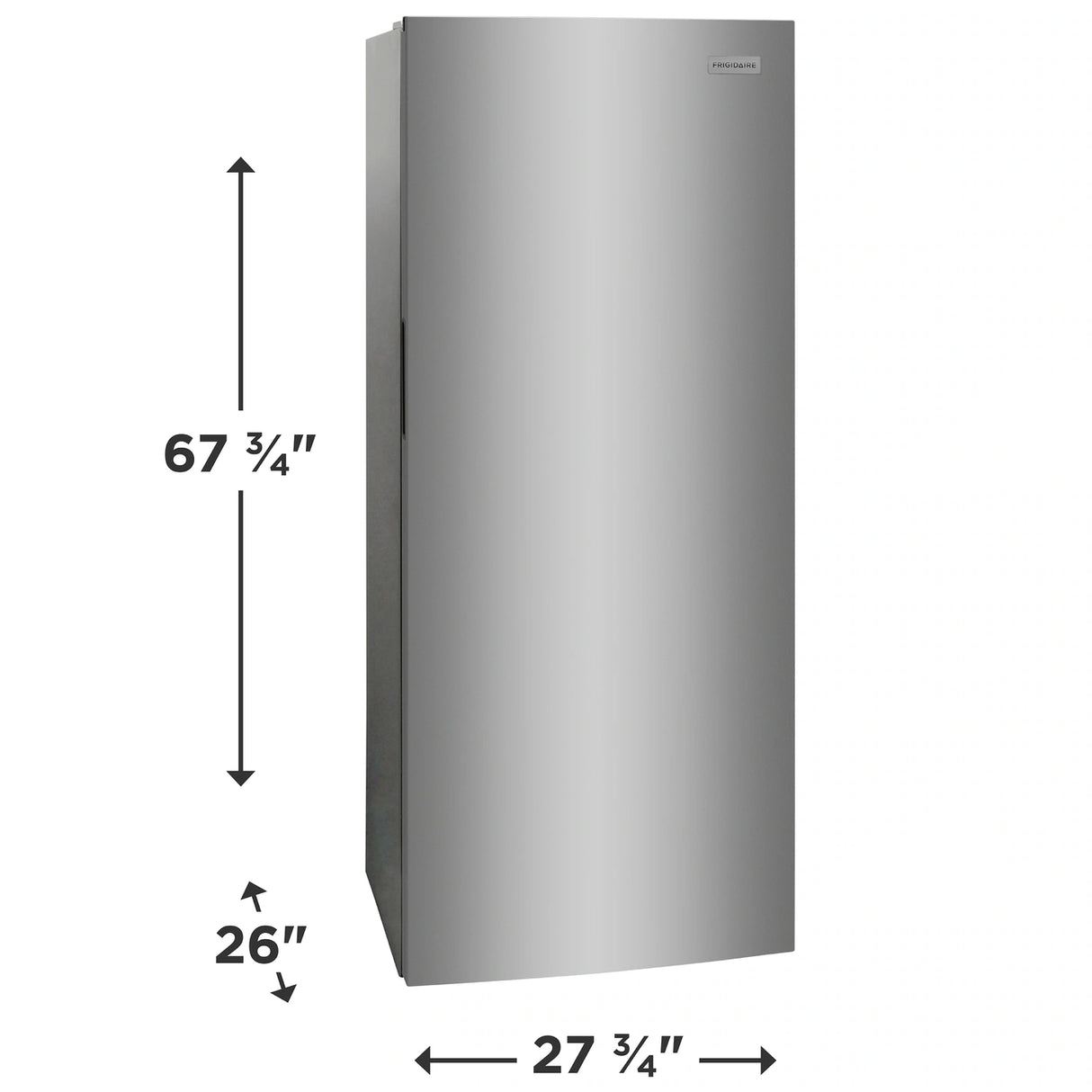 FFFU13F2VV -  REFRIGERATORS  - Frigidaire- Freezers - Stainless Steel - Open Box