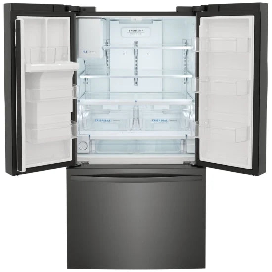 FRFS2823AD - 36" -  REFRIGERATORS - Frigidaire - French 3-Door - Black stainless Steel - Open Box