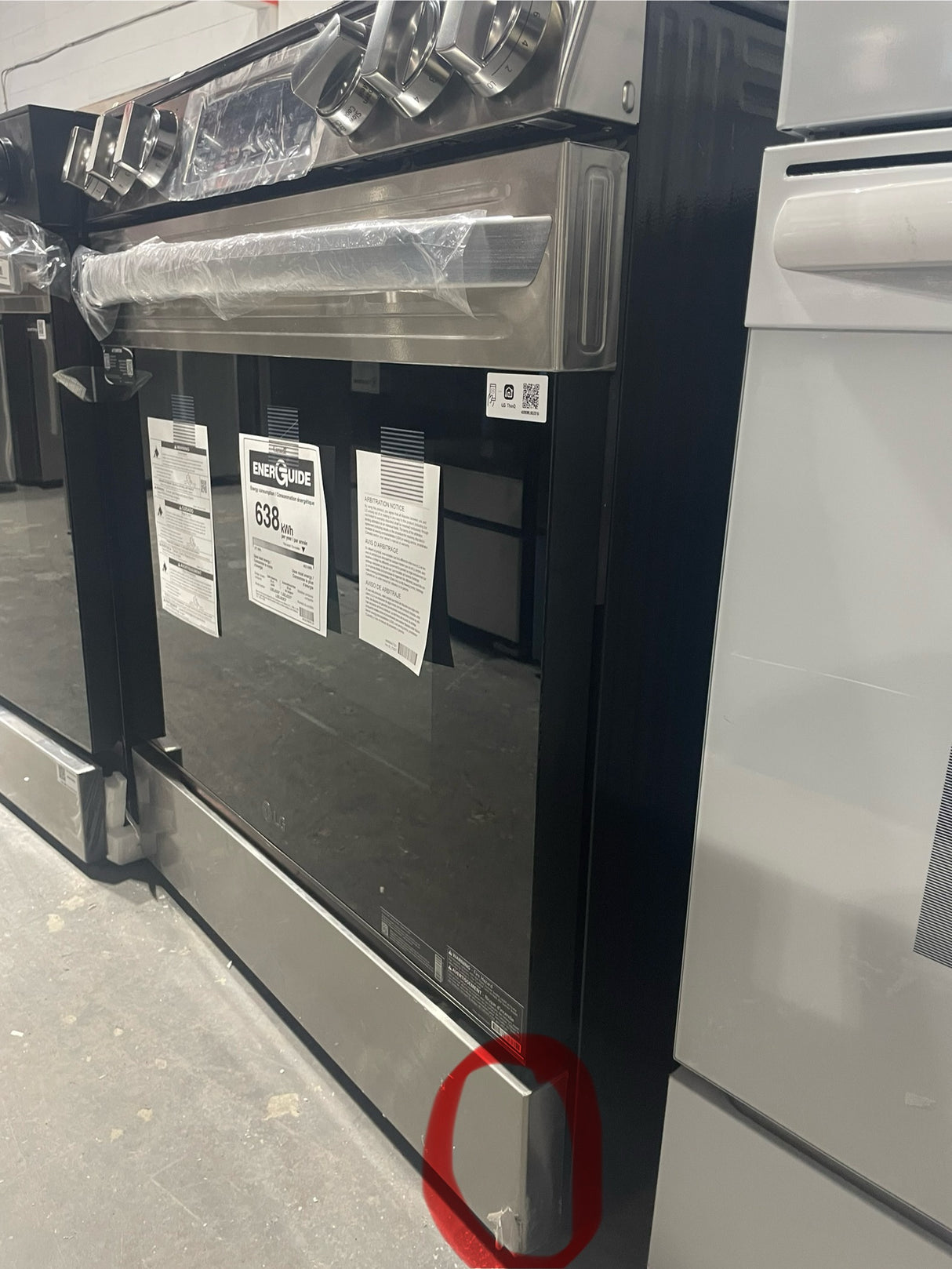 LSEL6333F - Electric Range - LG- Stainless Steel - Open Box
