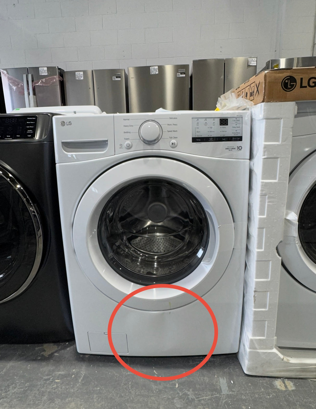 WM3400CW, DLE3400W- Washer/Dryer Sets - Front Load - LG - Open Box