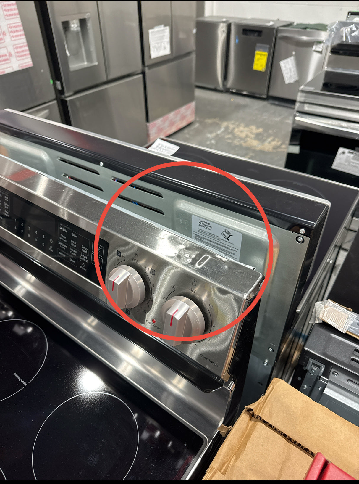 NE63A6751SS/AC - Electric Range - Samsung - Stainless Steel - Scratch and Dent