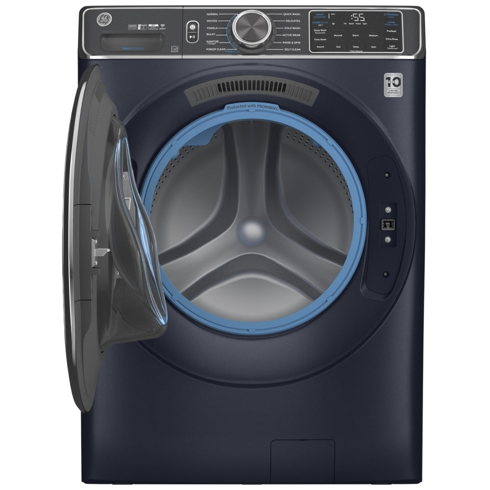 GFW550SPRRS - Laveuse - GE - À chargement frontal - Bleu saphir - Boîte ouverte