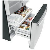 GWE22JYMFS - REFRIGERATORS - GE - French 3-Door - Stainless Steel - Open Box
