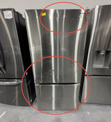 RF22A4111SR - REFRIGERATORS - Samsung  - 30" - French 3-Door - Stainless Steel - Open Box - Scratch and dent