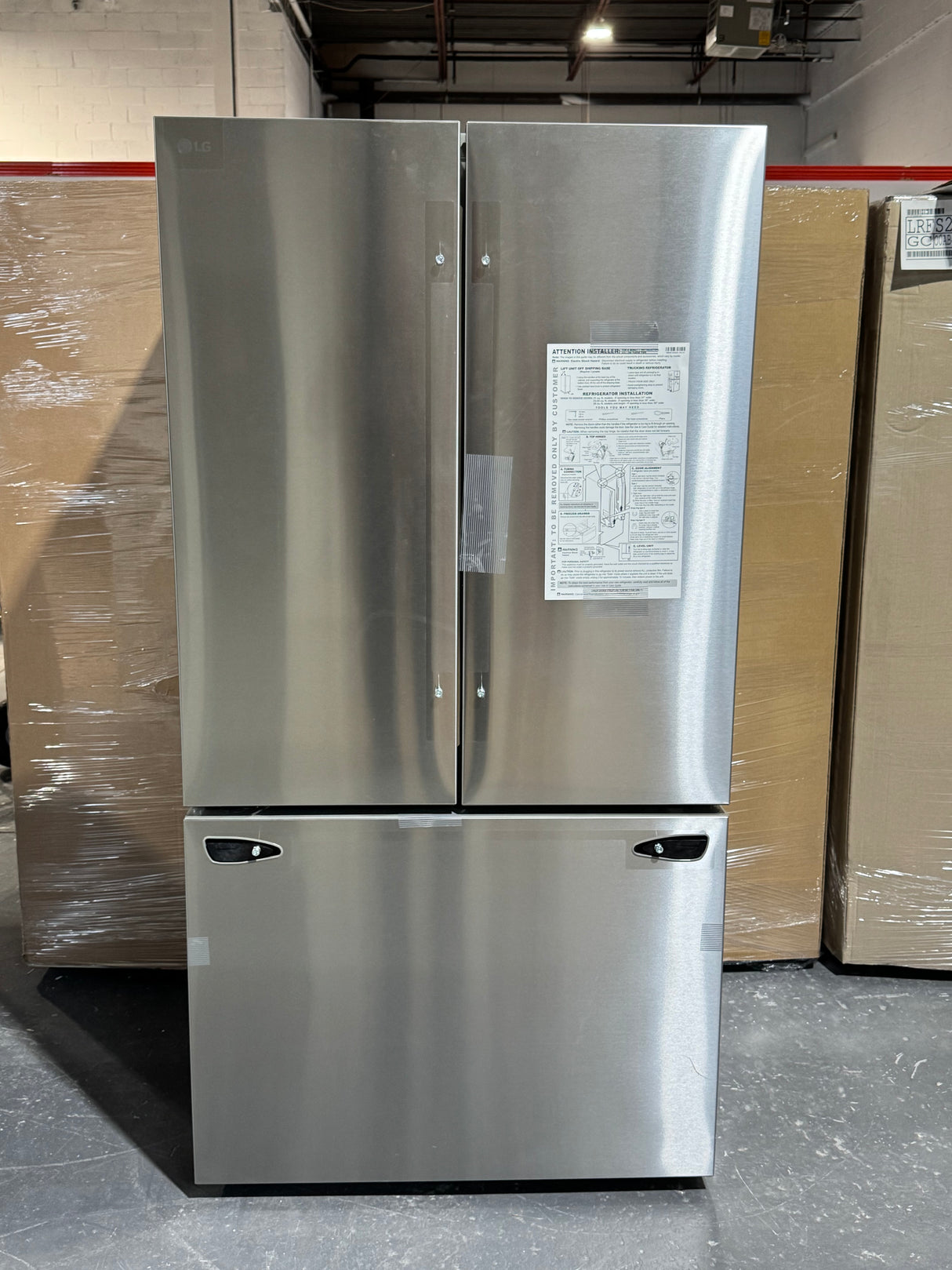 LRFLC2706S - REFRIGERATORS - LG - French 3-Door - Stainless Steel - Open Box