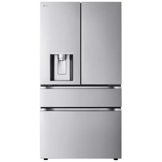 No - REFRIGERATORS - LG - French 4-Door - Stainless Steel - Neuf