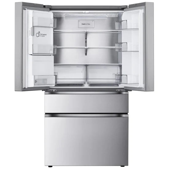 No - REFRIGERATORS - LG - French 4-Door - Stainless Steel - Neuf