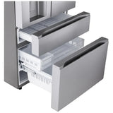 No - REFRIGERATORS - LG - French 4-Door - Stainless Steel - Neuf