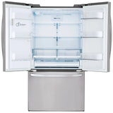 LRFS28XBS -36 RÉFRIGÉRATEURS - LG - 3 portes françaises - Acier inoxydable noir - Boîte ouverte