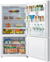 MBE19DTNKWW -  REFRIGERATORS - Moffat- Bottom Freezer - White - Open Box