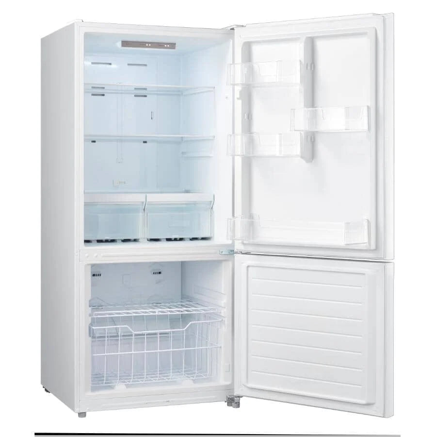 MBE19DTNKWW -  REFRIGERATORS - Moffat- Bottom Freezer - White - Open Box