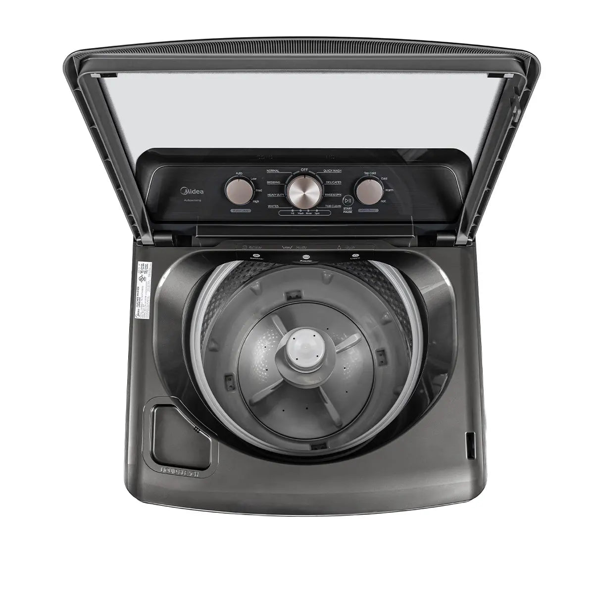 MLTW47A5BGG  - WASHERS - Top load - Midea - Stainless Steel Open box