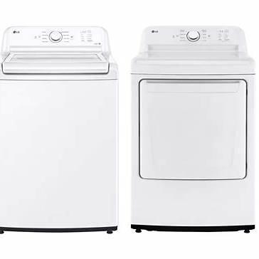 WT6105CW , DLE6100W - Washer/Dryer Sets - LG- Open box