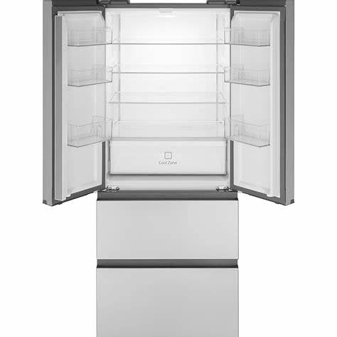 QJS15HYRFS - REFRIGERATORS - Haier - French 4-Door - Stainless Steel - Open Box