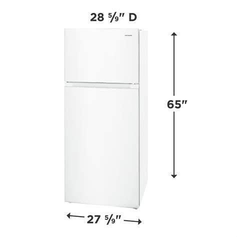 FRTE1622AW  - REFRIGERATORS - Frigidaire - Top freezer - White - Open Box