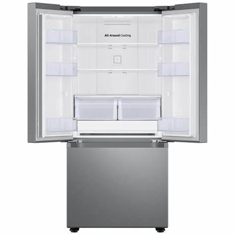RF22A4111SR - REFRIGERATORS - Samsung  - French 3-Door - Stainless Steel - Open Box