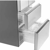 QJS15HYRFS - REFRIGERATORS - Haier - French 4-Door - Stainless Steel - Open Box
