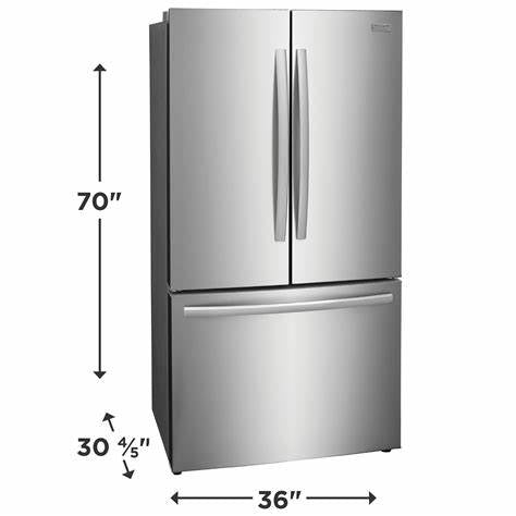 GRFG2353AFB- REFRIGERATORS - Frigidaire - French 3-Door - Stainless Steel - Open Box