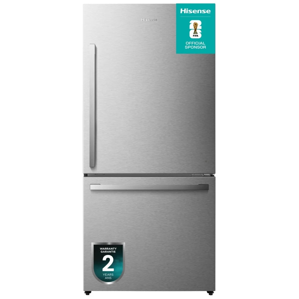 Hisense RB17A2CSE-CA – 31" Counter-Depth Bottom Freezer Refrigerator – Titanium – Open Box