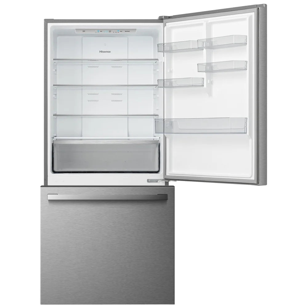 Hisense RB17A2CSE-CA – 31" Counter-Depth Bottom Freezer Refrigerator – Titanium – Open Box