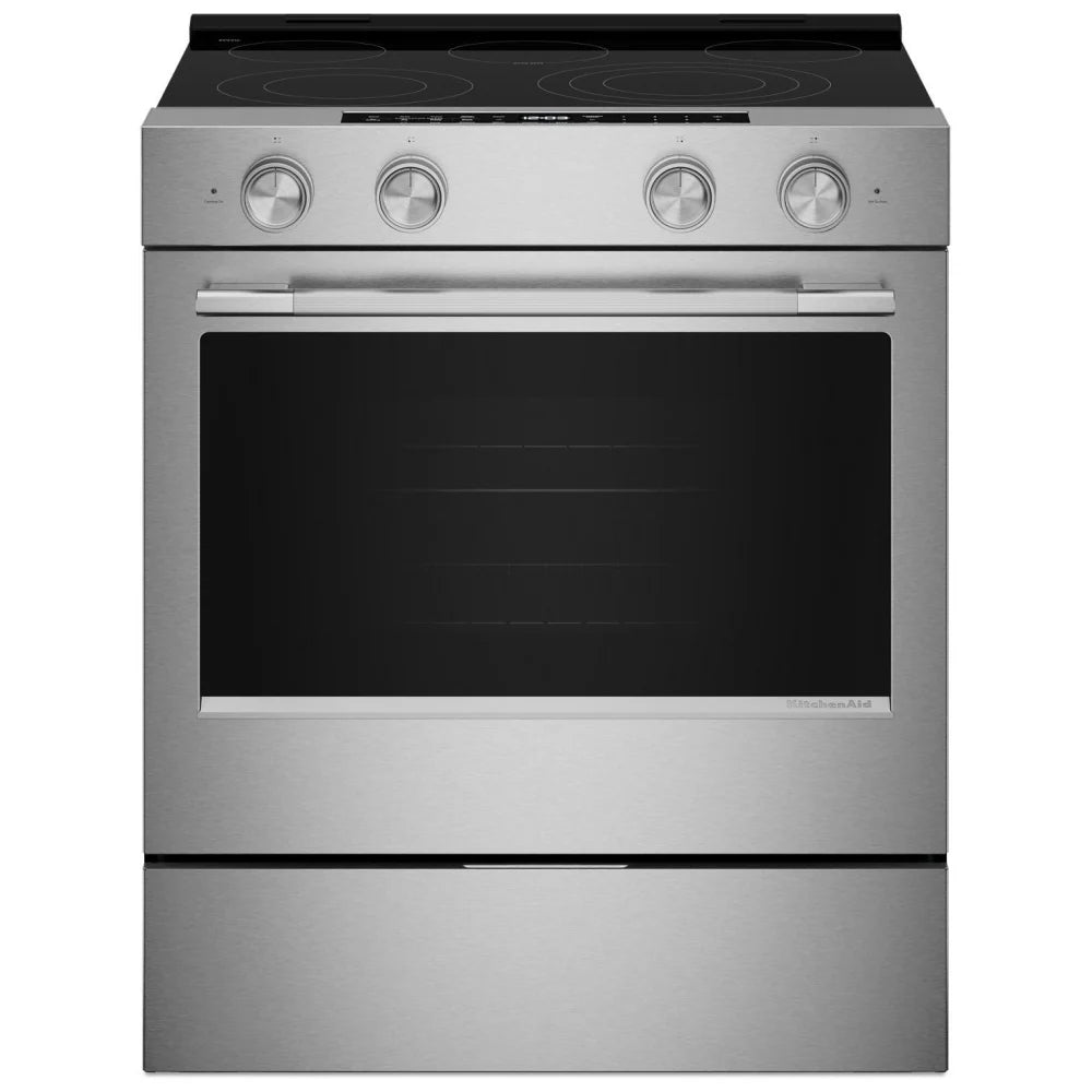 YKSES330SPS - Cuisinière électrique - KitchenAid - Acier inoxydable - Boîte ouverte