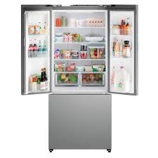 KKFDR30X17.5-SS - REFRIGERATORS -30" - Kenmore - French 3-door - Stainless steel - Open box