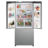 KKFDR30X17.5-SS - REFRIGERATORS -30" - Kenmore - French 3-door - Stainless steel - Open box