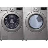 WM3400CV / DLE3400V - - Washer/Dryer Sets - Front load - LG - Graphite steel -  Open box