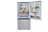 LRDCS2603S - REFRIGERATORS - 33"  - LG - Bottom Freezer - Stainless Steel - Open Box