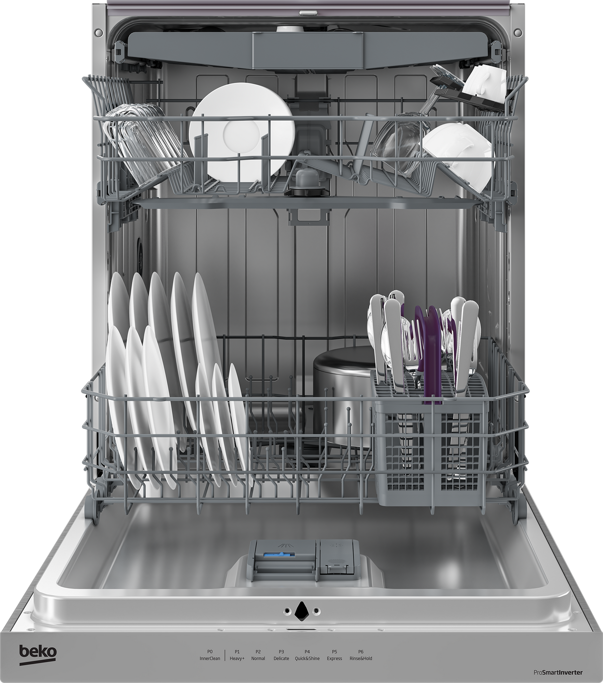 DUT36522X - DISHWASHERS - Beko - Front Controls - Stainless -  Open Box