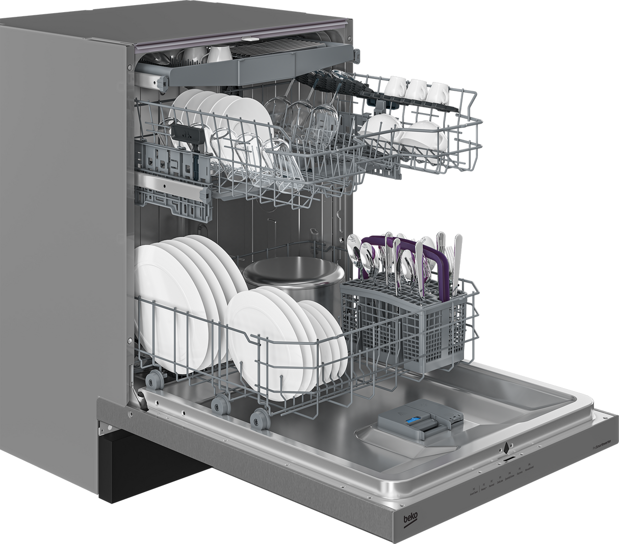 DUT36522X - DISHWASHERS - Beko - Front Controls - Stainless -  Open Box