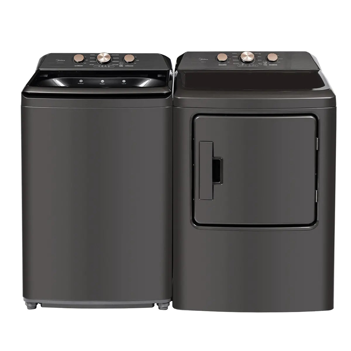 MLTW47A5BGG,   MLTE47A5BGG  - Washer/Dryer Sets - Top load - Midea - Open box