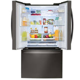 LRFS28XBD - REFRIGERATORS - LG - French 3-Door -   Black Stainless Steel - Open Box