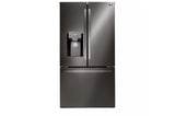 LRFS28XBD - REFRIGERATORS - LG - French 3-Door -   Black Stainless Steel - Open Box