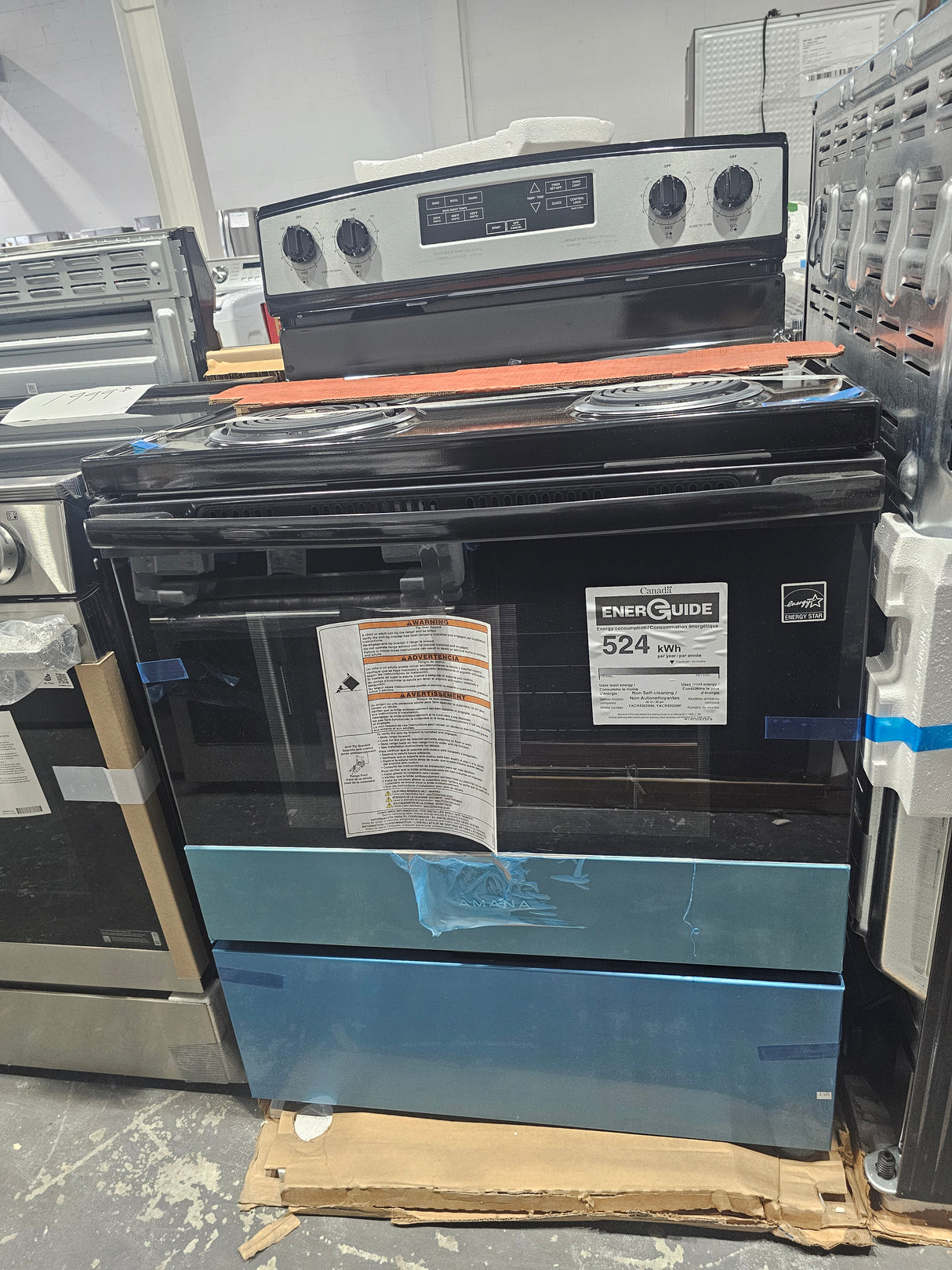 YACR4303MMS - RANGES - Amana - Electric - Stainless Steel - Open Box