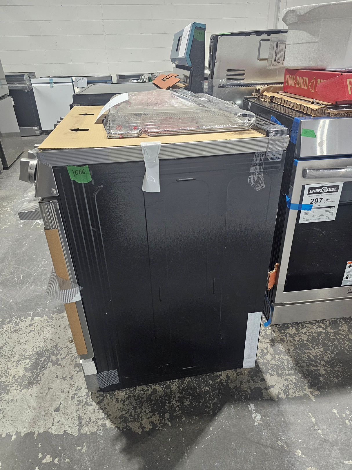 LSEL6335XE - Cuisinière électrique - LG - Acier inoxydable - Boîte ouverte