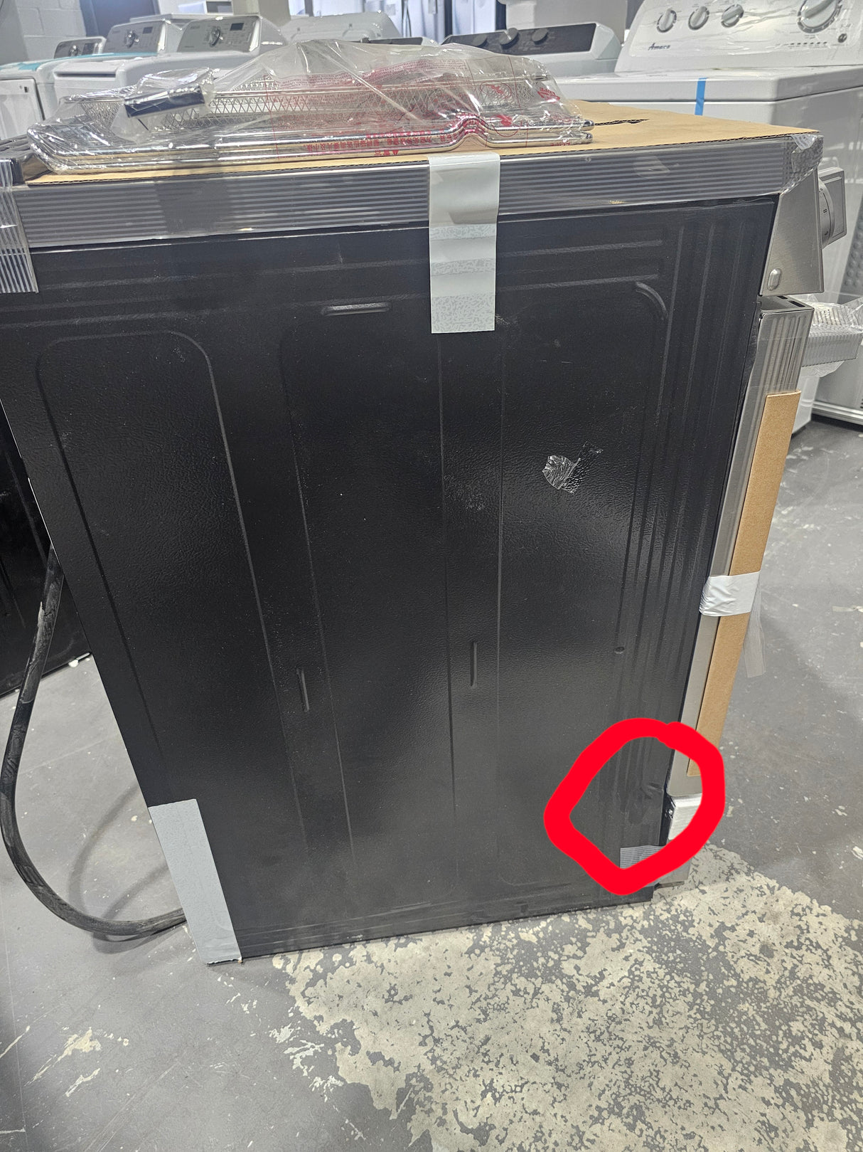 LSEL6335XE - Cuisinière électrique - LG - Acier inoxydable - Boîte ouverte