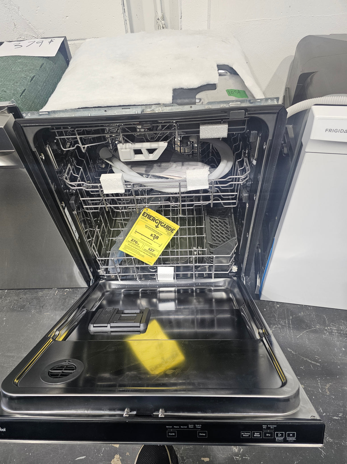 WDTS7024RZ– DISHWASHERS – Whirlpool – Top Control – Stainless Steel – Open Box