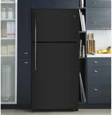 MRT311FFFE - REFRIGERATORS - Maytag - Top freezer refrigerators- black  - Open Box