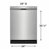 FDPC4314AS1A – Lave-vaisselle à Commandes Frontales – Frigidaire – Acier inoxydable – Neuf