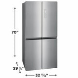 FRQG1721AV  - REFRIGERATORS - Frigidaire  - French 4-Door - Stainless Steel - Open Box