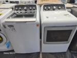 GE GTW491BMRWS / GTD49EBMRWS Top-Load Washer & Dryer Set, 4.9 cu. ft., White - Image 5