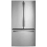 GWE22JYMFS - REFRIGERATORS - GE - French 3-Door - Stainless Steel - Open Box